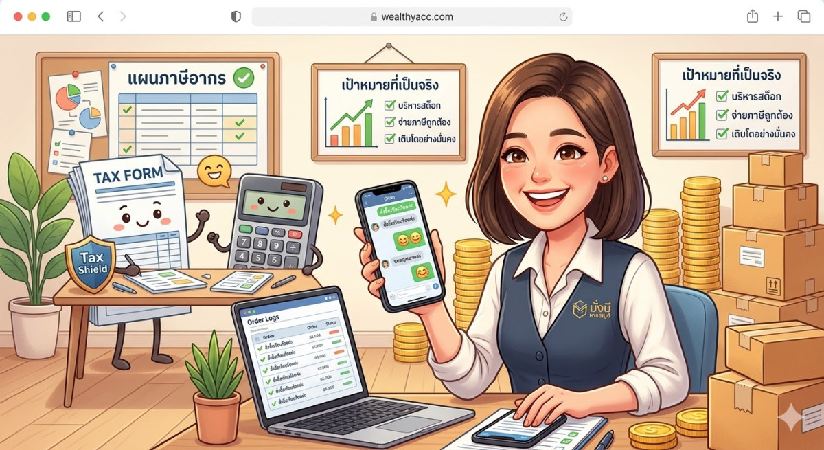 ขายดีจนแพ็คไม่ทัน แต่ทำไมเงินหายไปไหนหมด? …ไขความลับ ทำไม “พ่อค้าแม่ค้าออนไลน์” ถึงขาด “บัญชี” ไม่ได้!